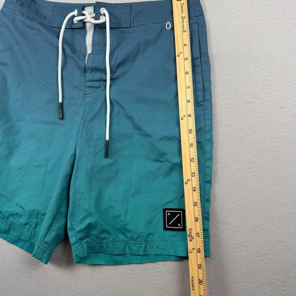 American Eagle Ombre Board Shorts Swim Trunks XS